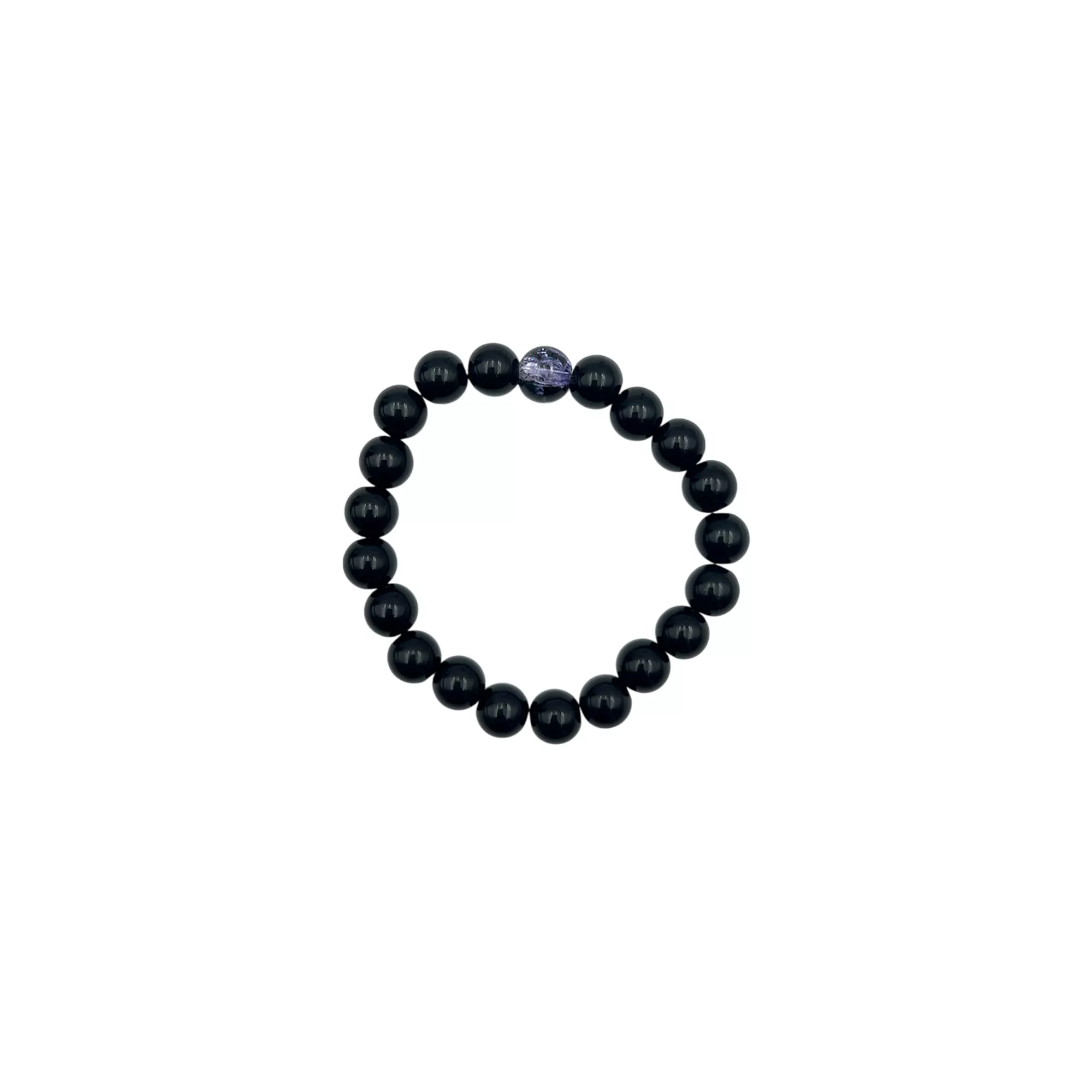 Black and Purple Marble Long Distance Bracelets - 2 Pack at Spencer's