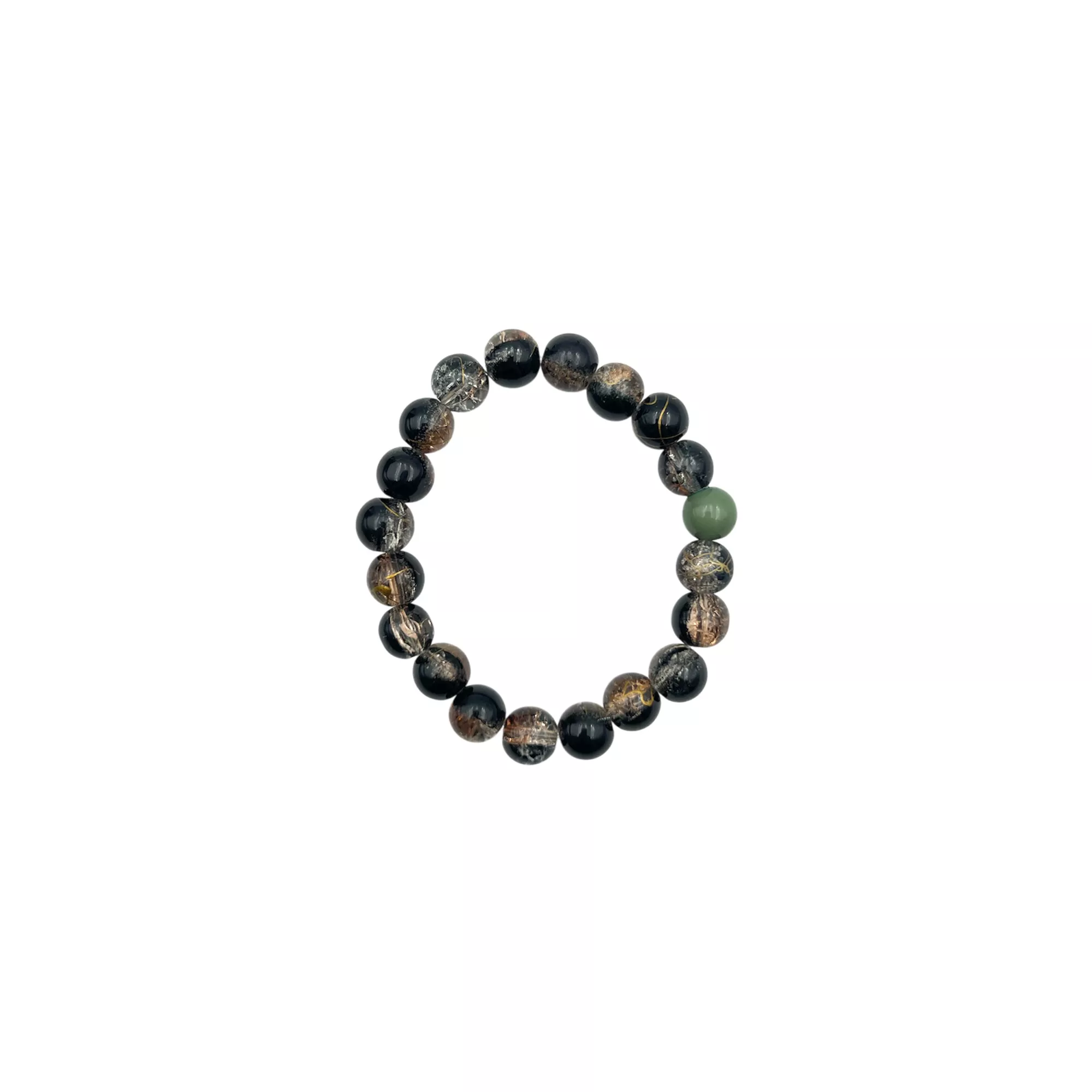 Black and Green Marble Long Distance Bracelets – 2 Pack at Spencer's