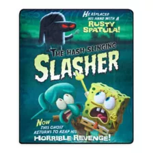 SpongeBob SquarePants Hash-Slinging Slasher Fleece Blanket at Spencer's