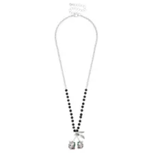 Cherry Skull Beaded Chain Necklace at Spencer's