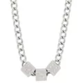 Three Dice Chain Necklace at Spencer's