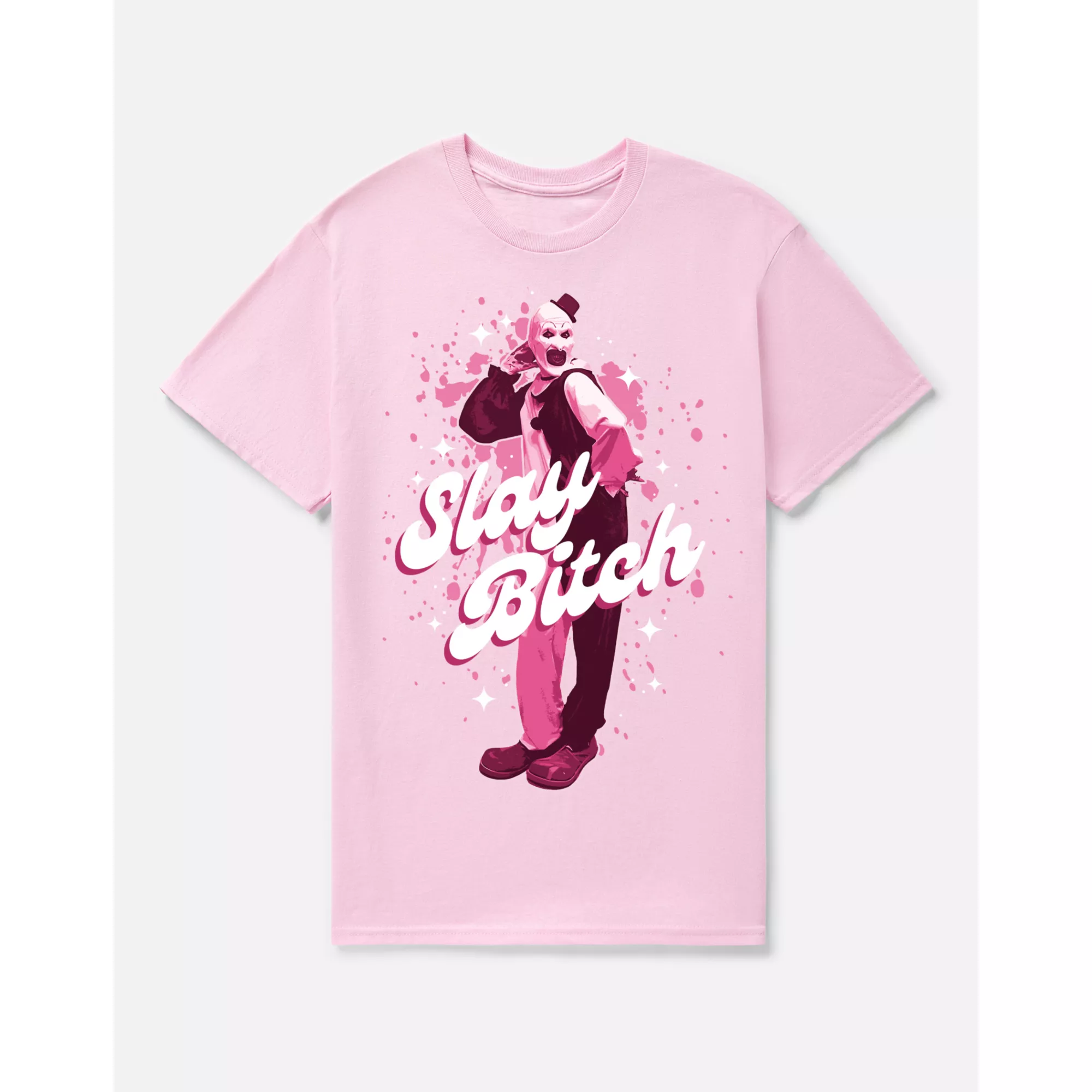 Art the Clown Slay Bitch T Shirt - Terrifier at Spencer's