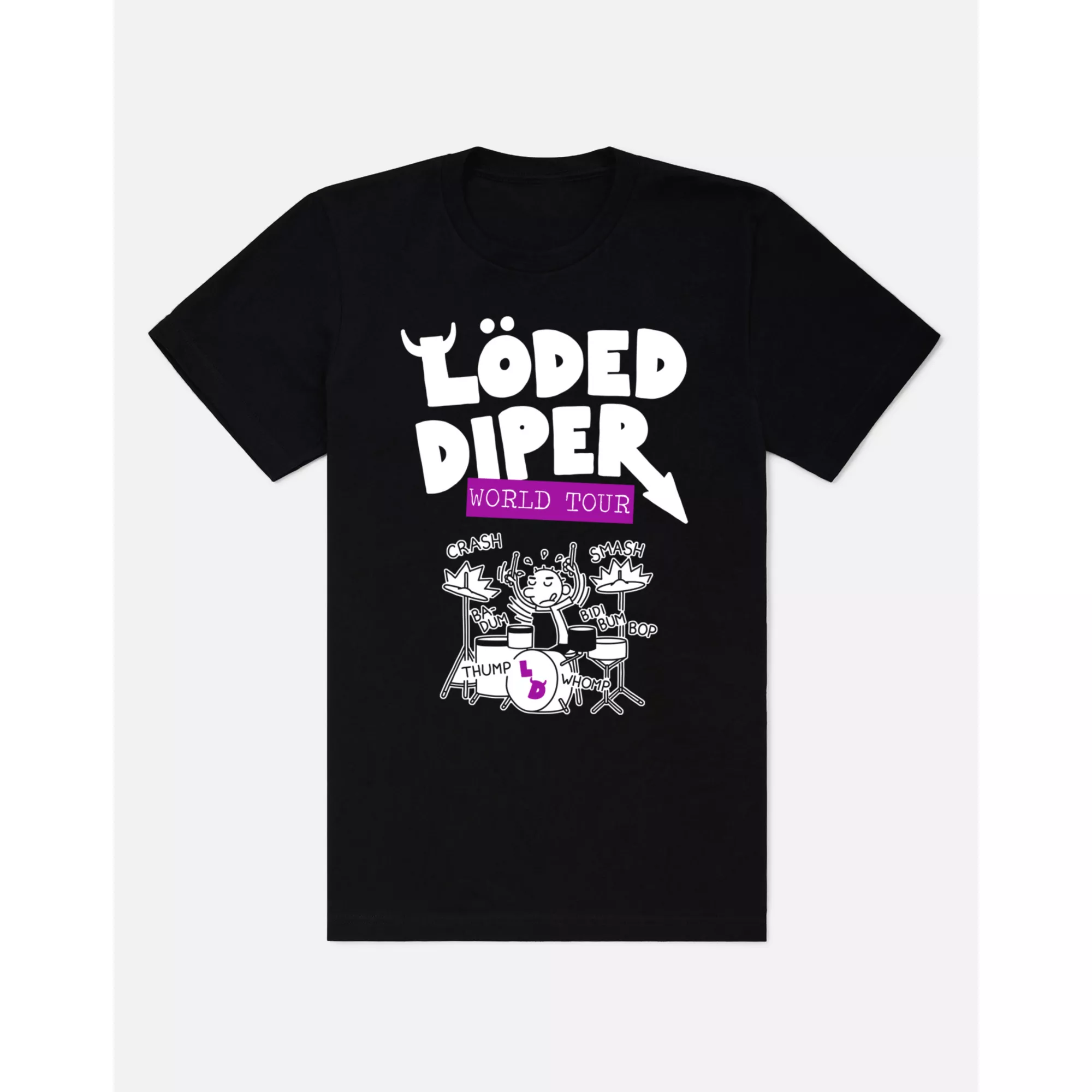 Löded Diper World Tour T Shirt - Diary of a Wimpy Kid