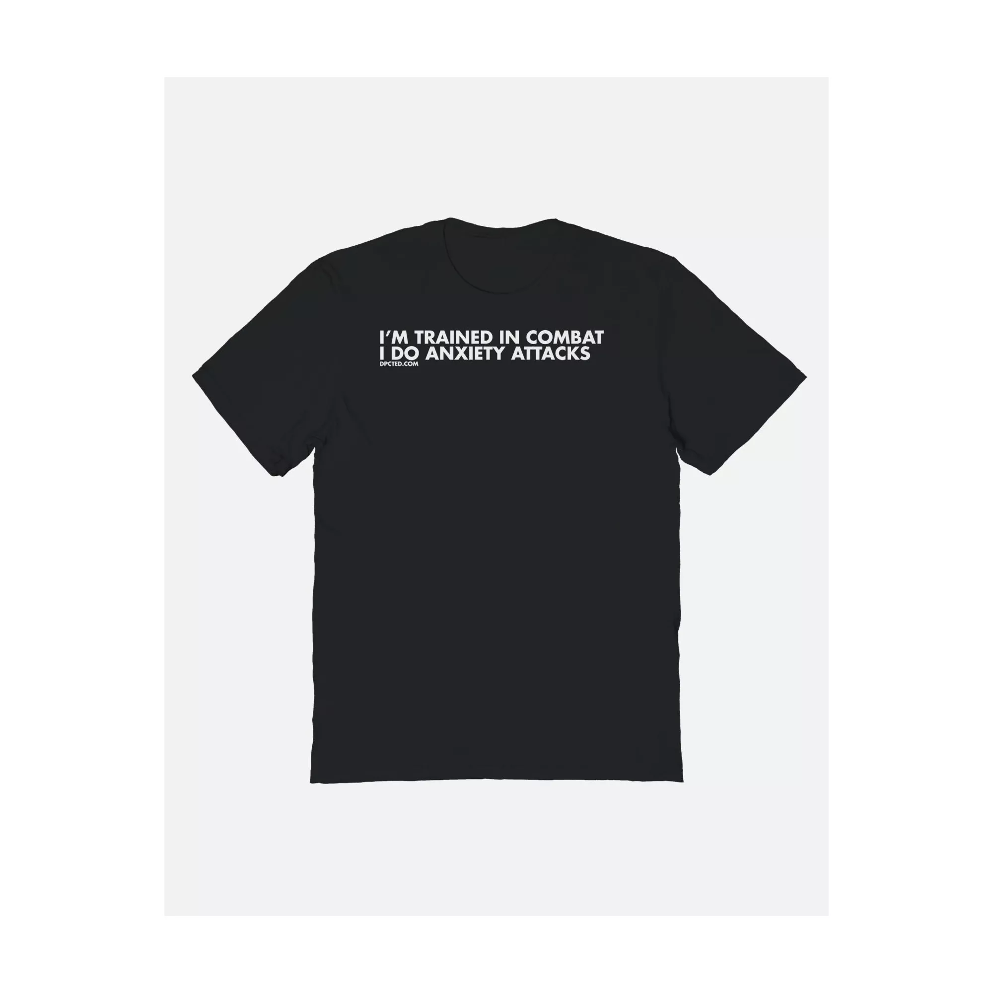 Trained in Combat Anxiety Attacks T Shirt at Spencer's