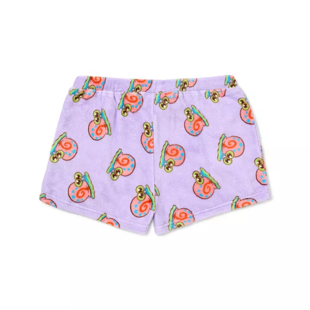 SpongeBob SquarePants Gary Plush Lounge Shorts at Spencer's