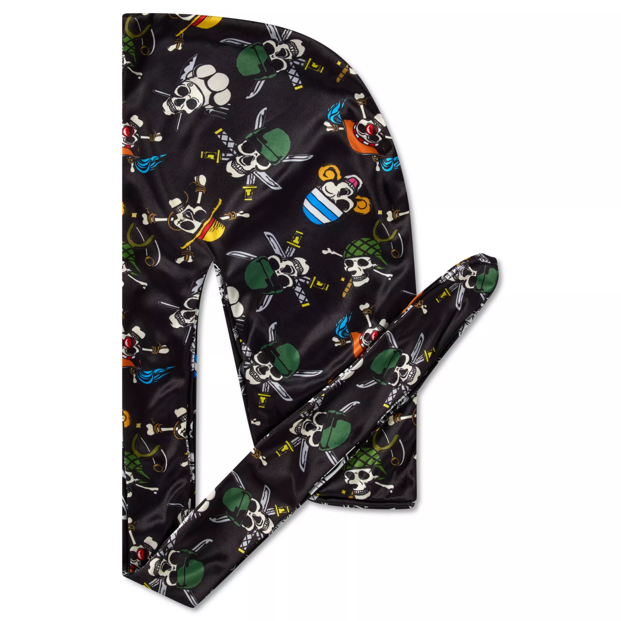 One Piece Skull and Crossbones Reversible Durag at Spencer's