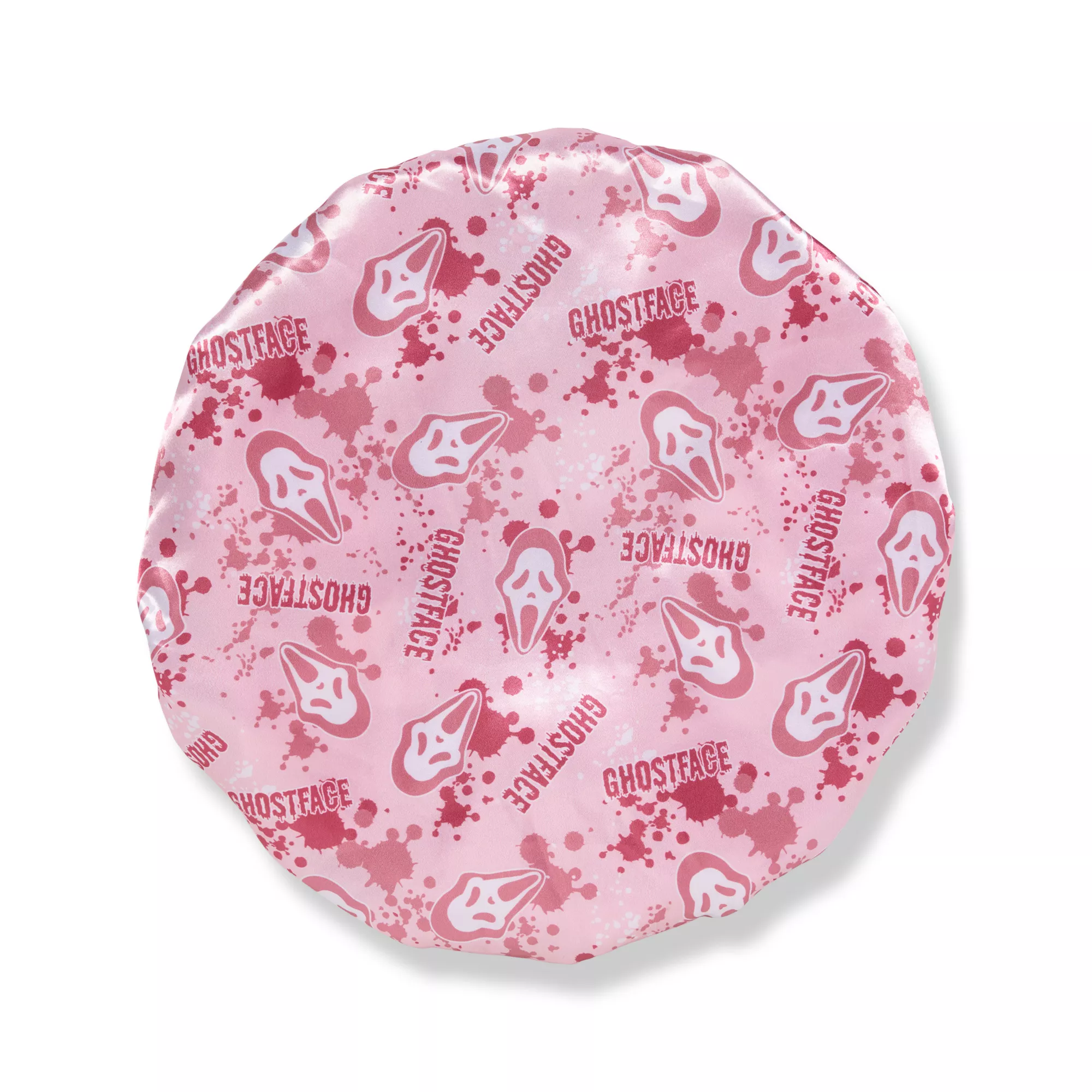 Ghost Face Pink Sleeping Bonnet at Spencer's