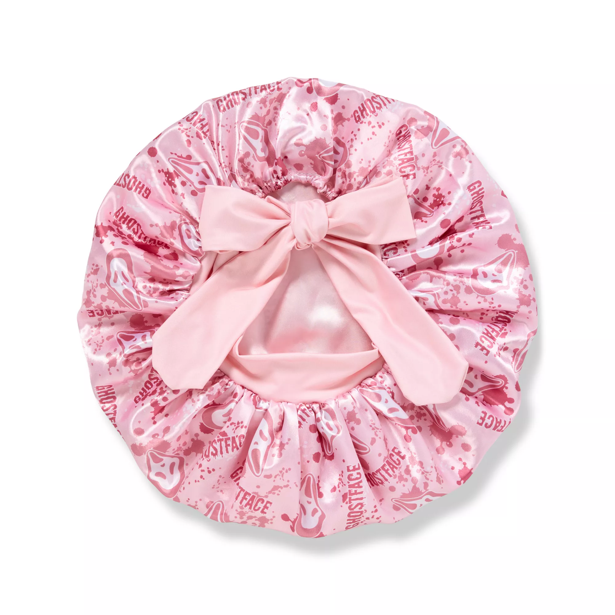 Ghost Face Pink Sleeping Bonnet at Spencer's