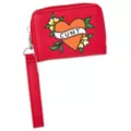 Cunt Heart Tattoo Zip Wallet at Spencer's