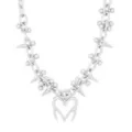 Spiked Heart Barbell Chain Necklace at Spencer's