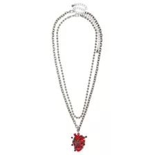 Multi-Pack Chained Anatomical Heart Necklaces - 2 Pack at Spencer's