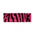 Pink Zebra Print Faux Fur Spiked Cuff Bracelet at Spencer's