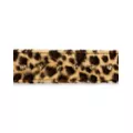 Cheetah Print Faux Fur Spiked Cuff Bracelet at Spencer's