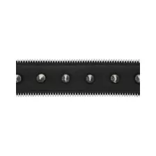 Zipper Spiked Faux Leather Cuff Bracelet at Spencer's