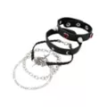 Multi-Pack Gothic Romance Spiked Bracelets - 5 Pack at Spencer's