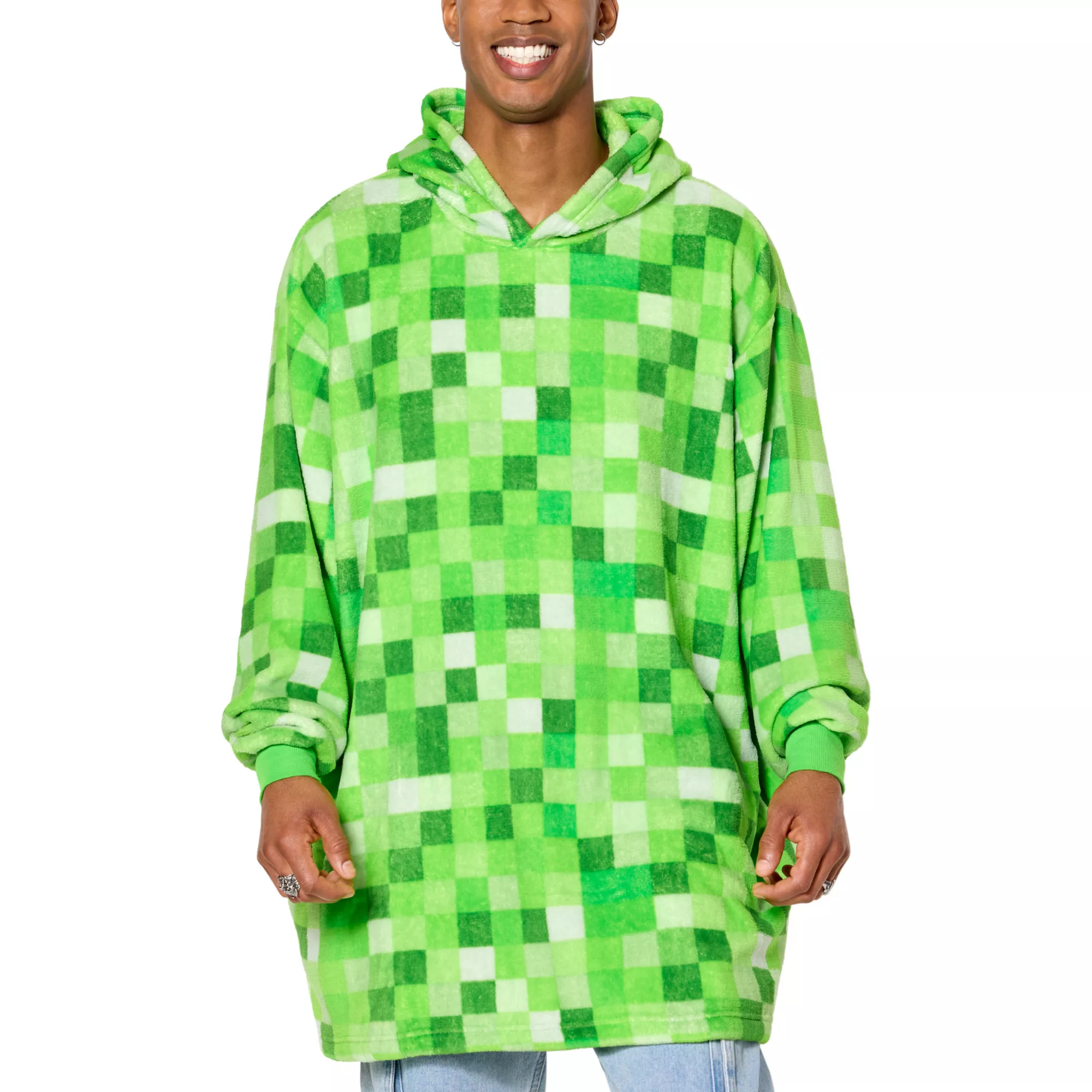Minecraft Creeper Wearable Blanket at Spencer's