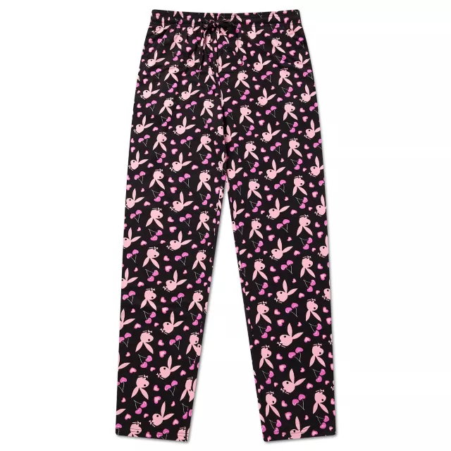 Playboy Rabbit Head Cherry Hearts Lounge Pants