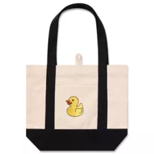 Rubber Duck Mini Tote Bag at Spencer's