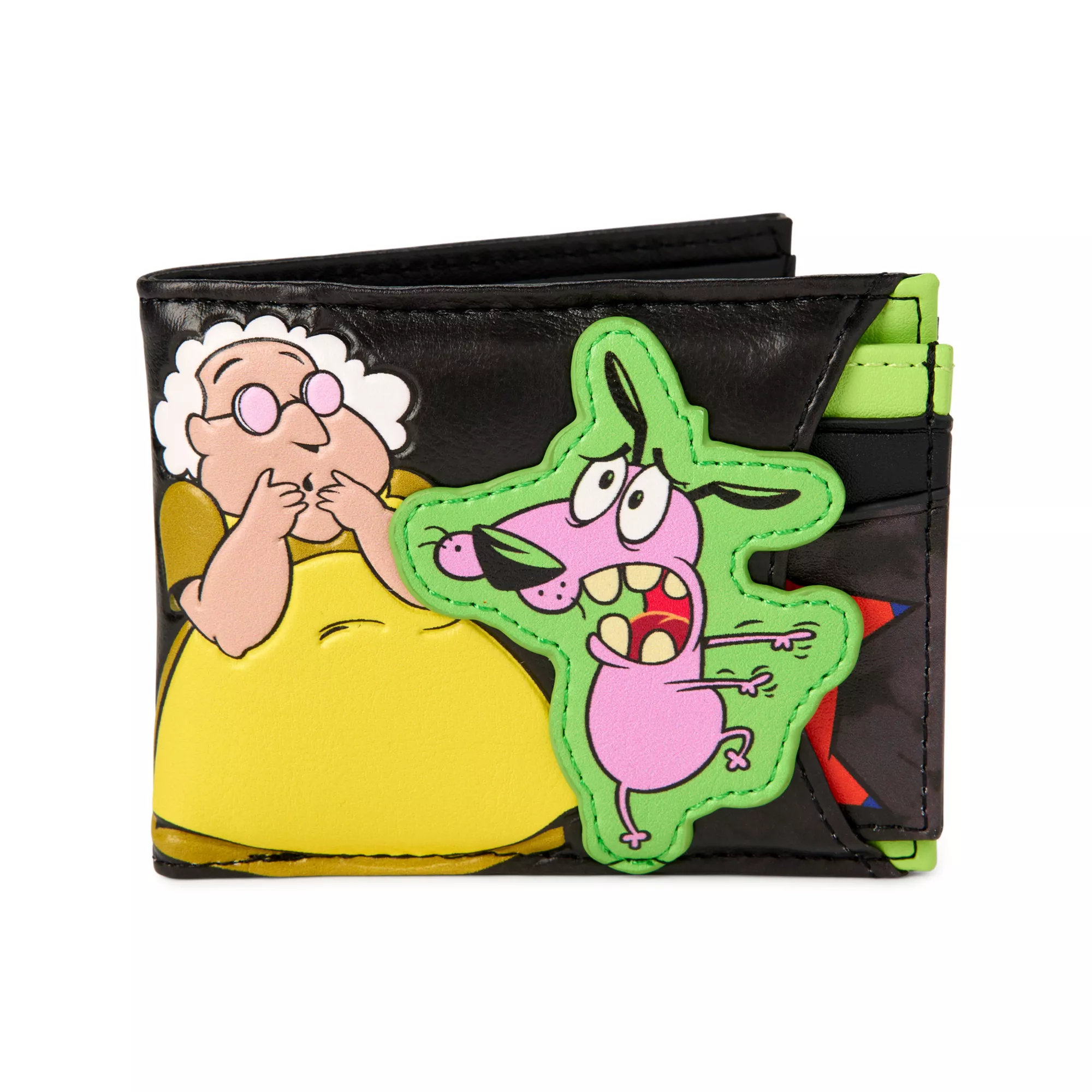 Courage and Muriel Bifold Wallet - Courage the Cowardly Dog at Spencer's