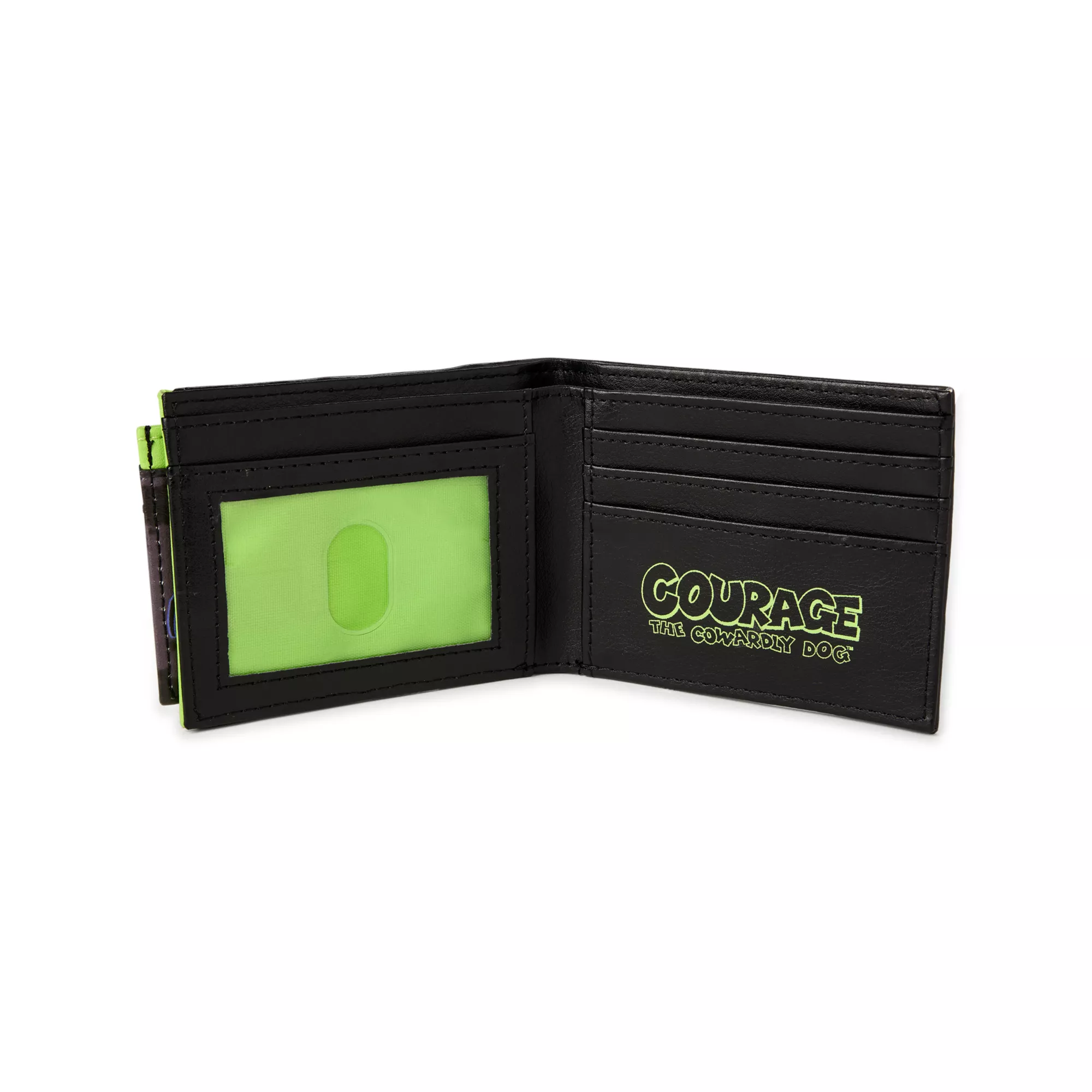 Courage and Muriel Bifold Wallet - Courage the Cowardly Dog at Spencer's
