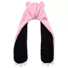 Pink Gloomy Bear Snood Hat at Spencer's