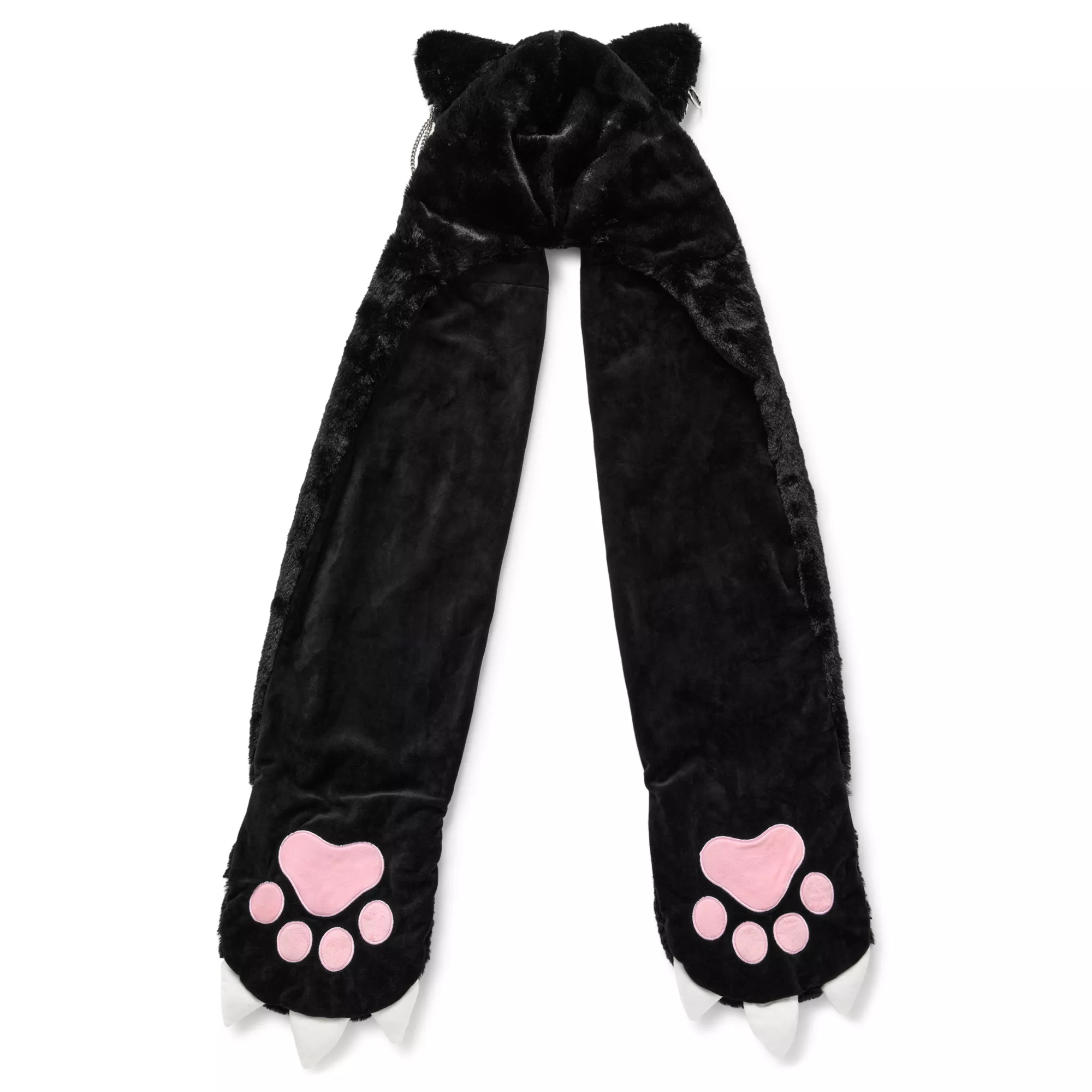 Black Cat Chains Snood Hat at Spencer's