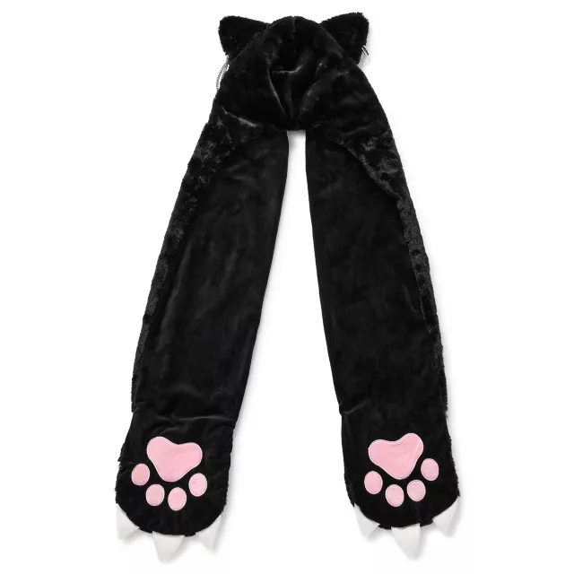 Black Cat Chains Snood Hat at Spencer's