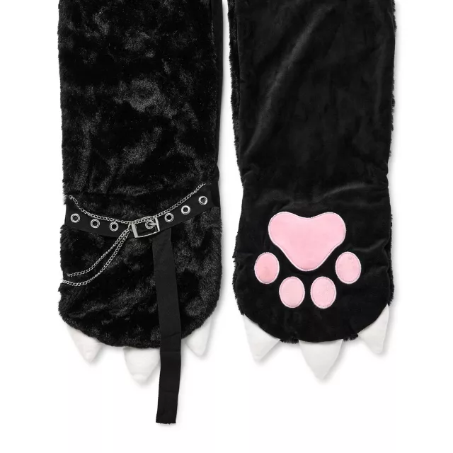 Black Cat Chains Snood Hat at Spencer's