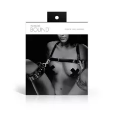 Chest & Thigh Harness - Pleasure Bound at Spencer's