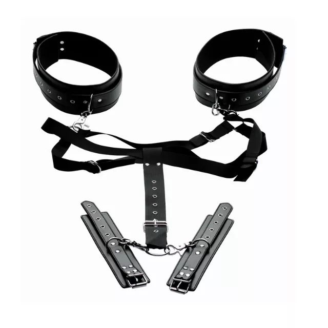 Chest & Thigh Harness - Pleasure Bound at Spencer's