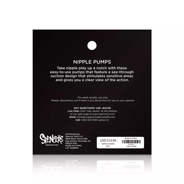 Nipple Pumps - Pleasure Bound at Spencer's