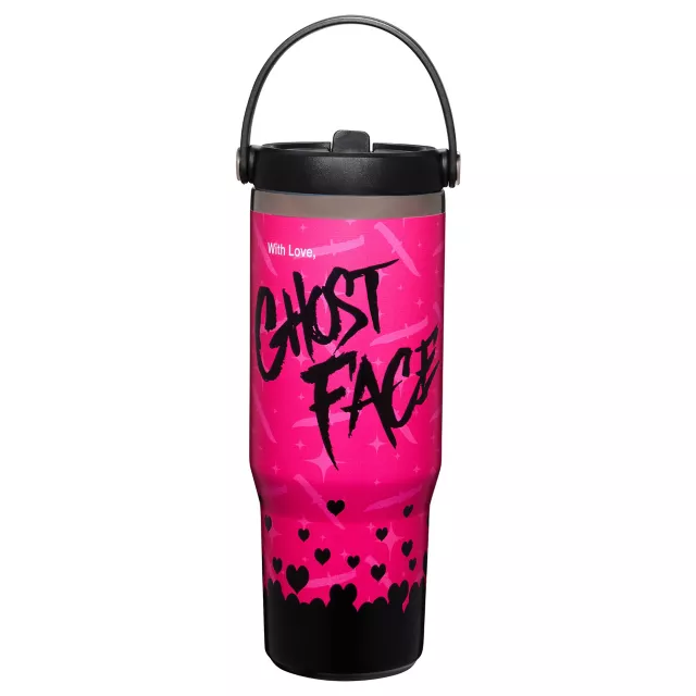 Ghost Face Love Travel Tumbler with Handle - 30 oz. at Spencer's