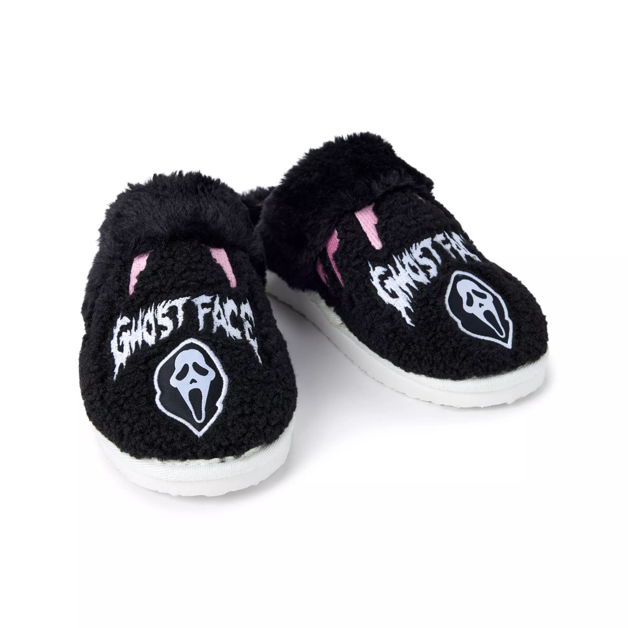 Ghost Face Scuff Slippers at Spencer's