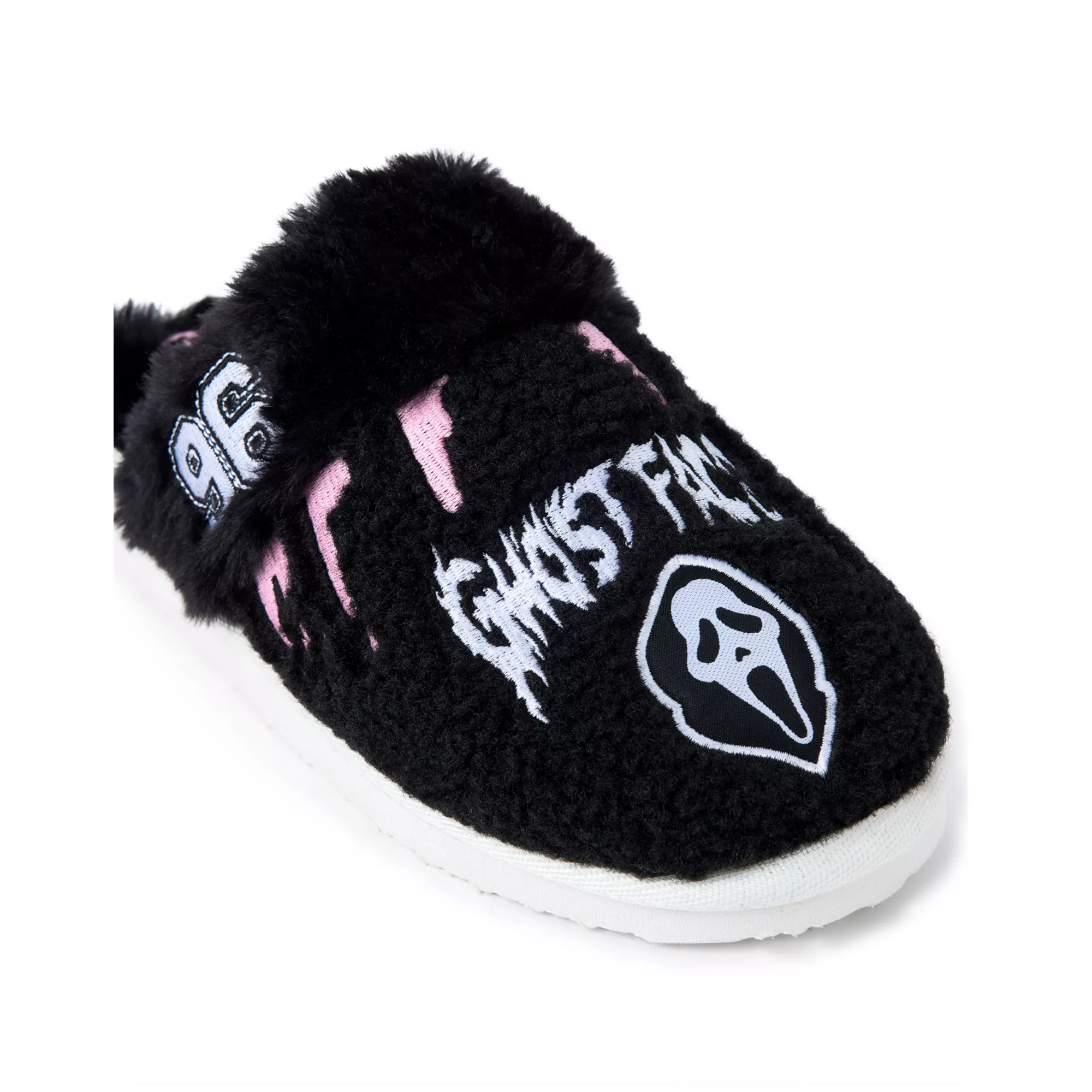 Ghost Face Scuff Slippers at Spencer's