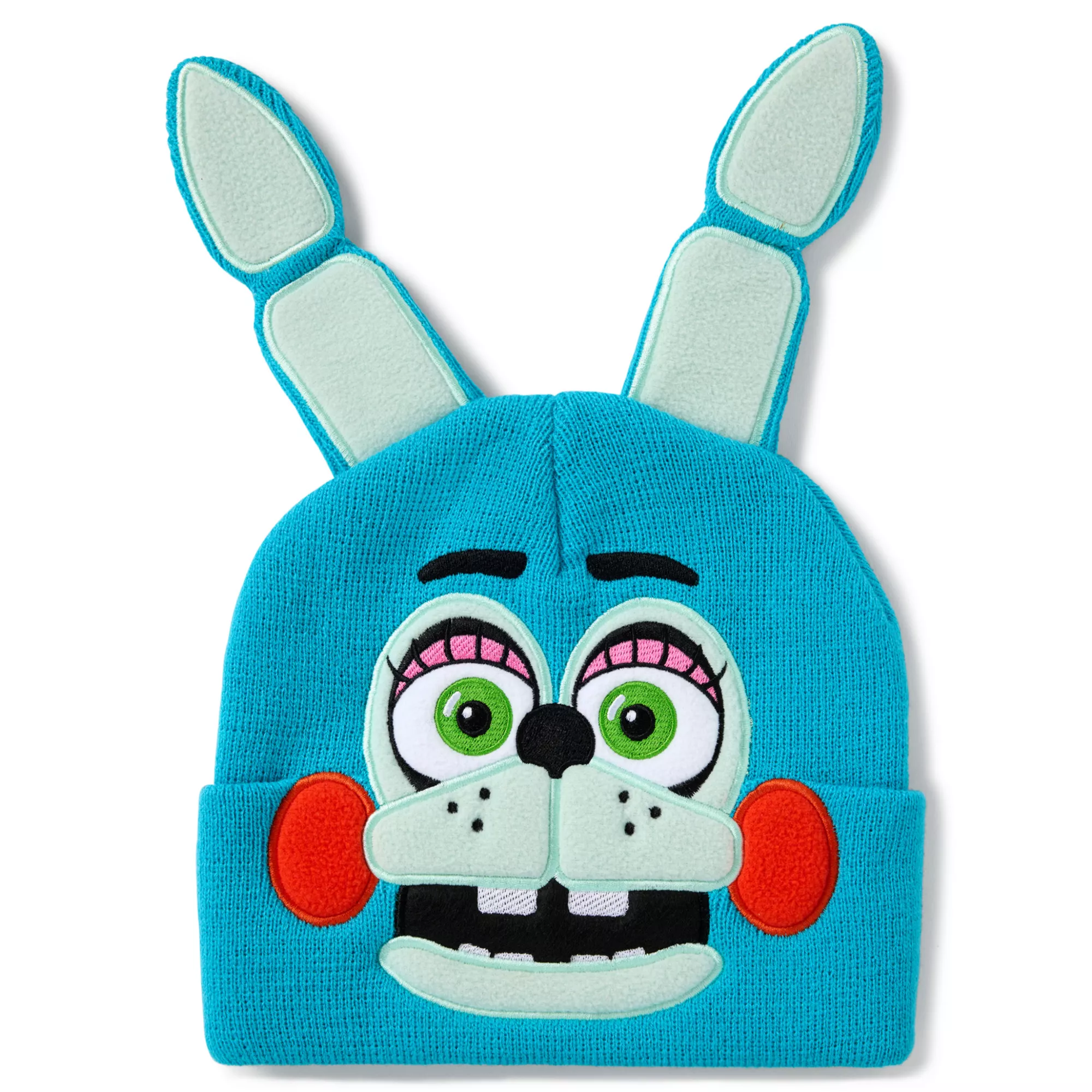 Toy Bonnie 3D Cuff Beanie Hat - Five Nights at Freddy's at Spencer's