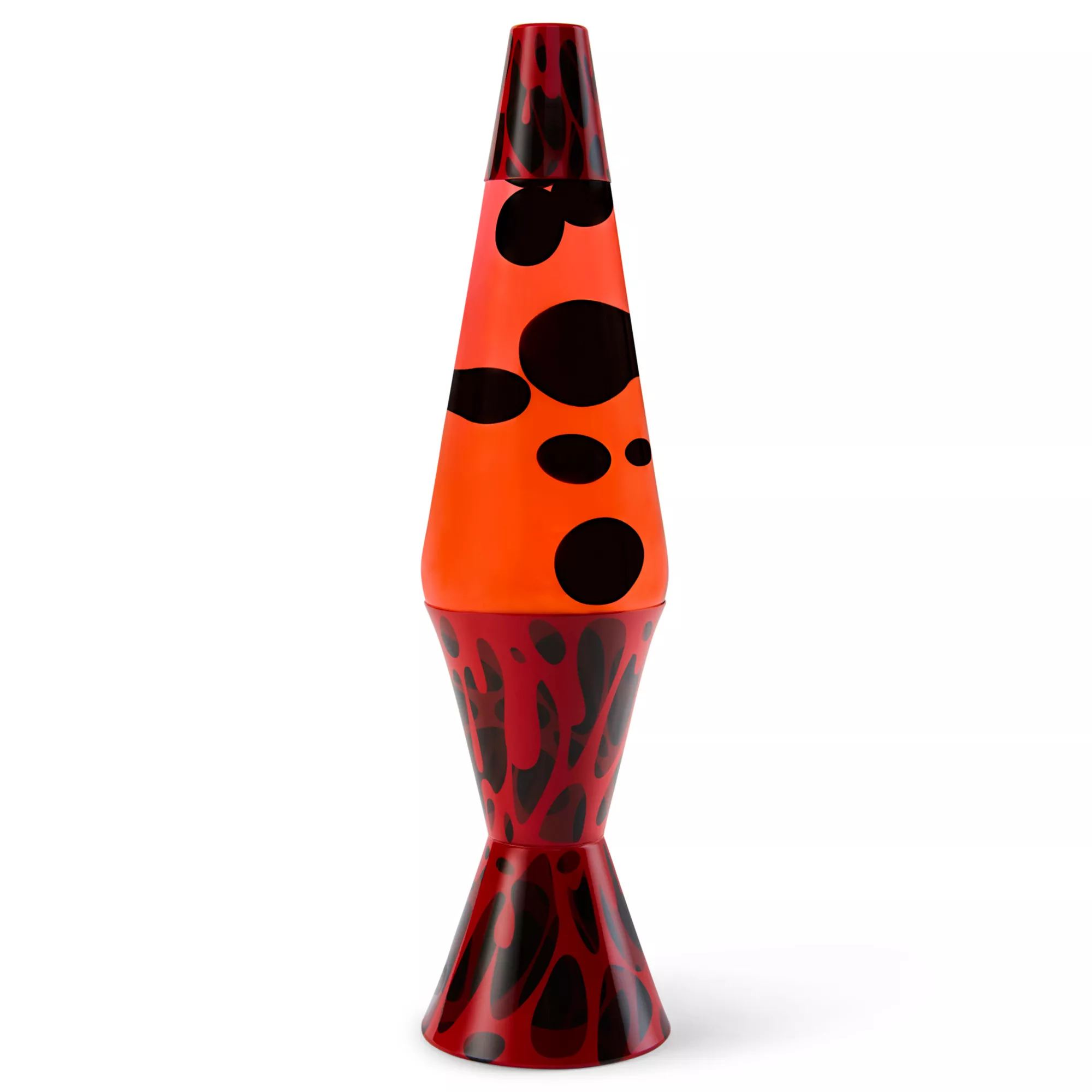 17 Inch Black and Red Plasma Donor Lava Lamp