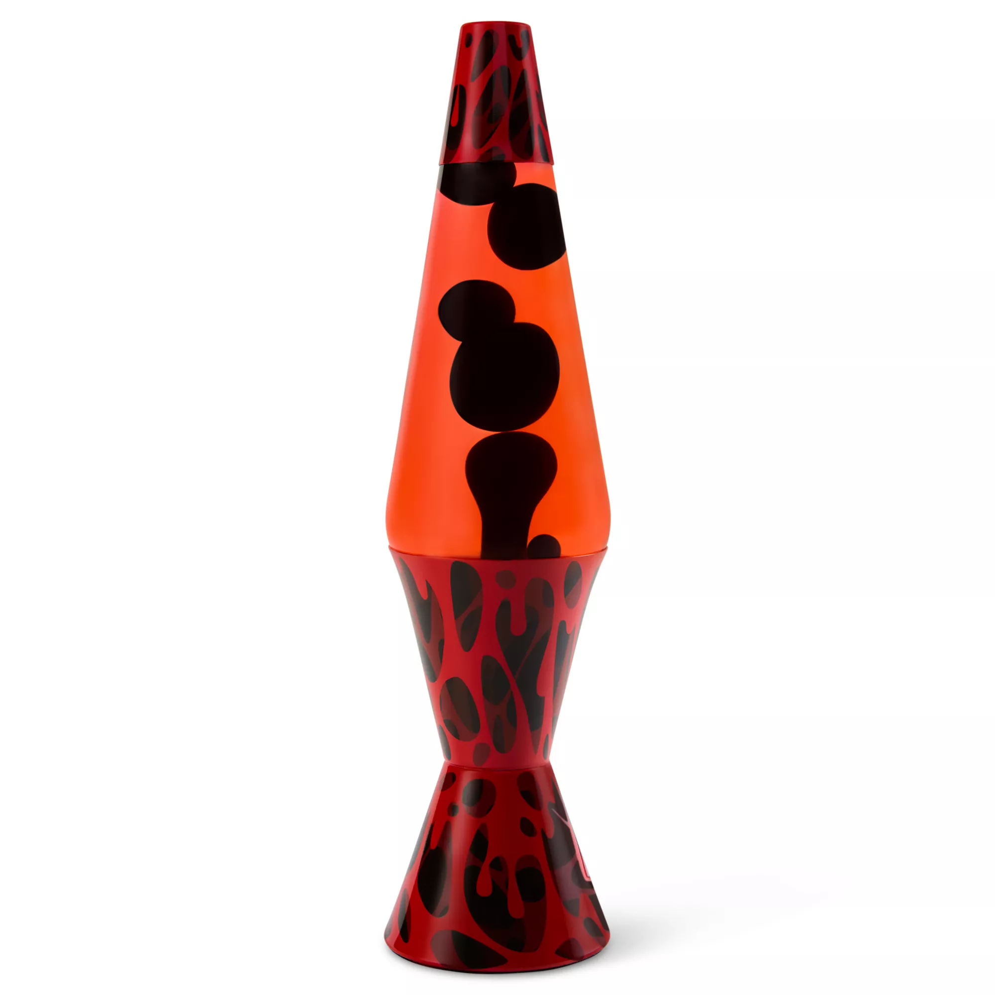 17 Inch Black and Red Plasma Donor Lava Lamp