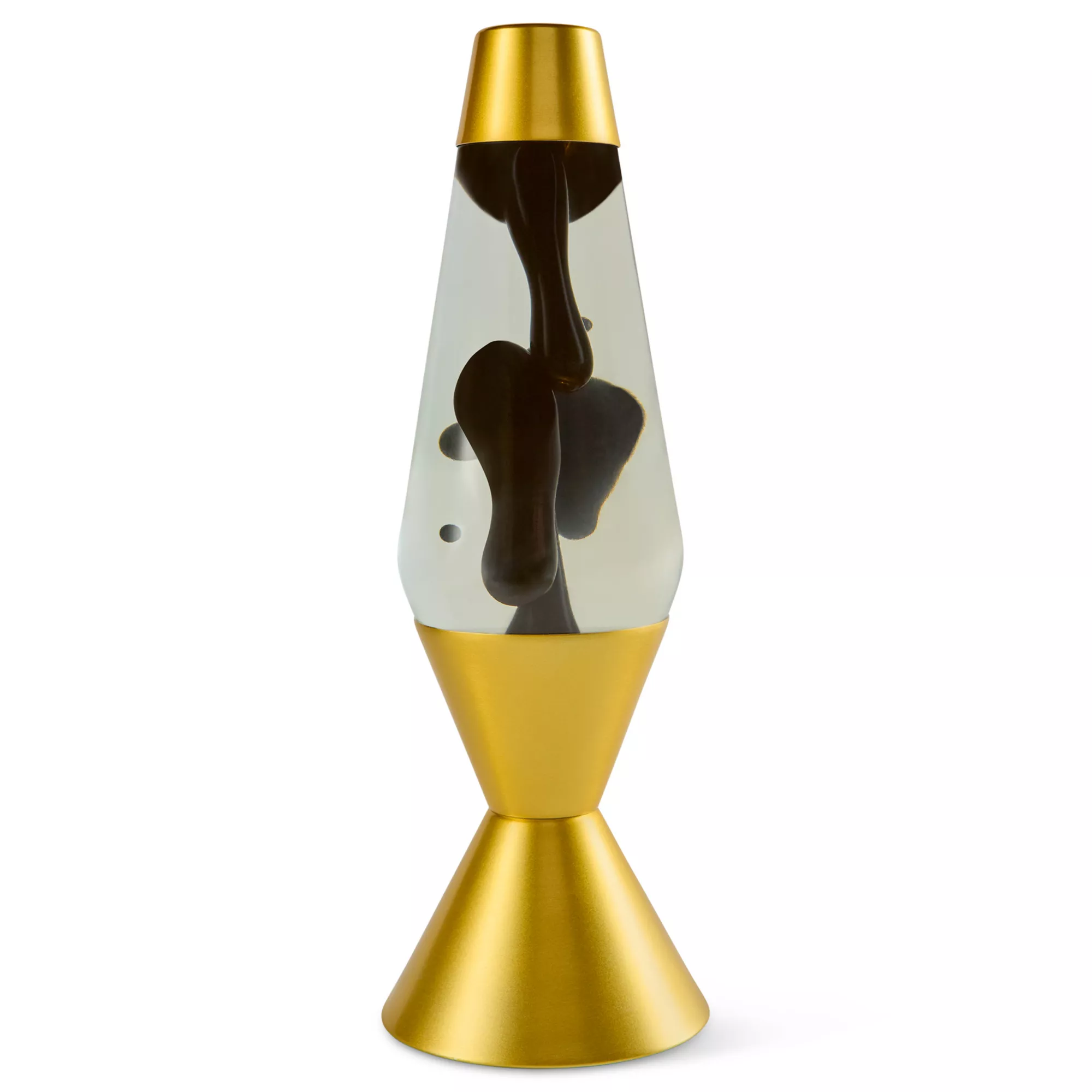 16.3 Inch Metallic Gold Lava Lamp