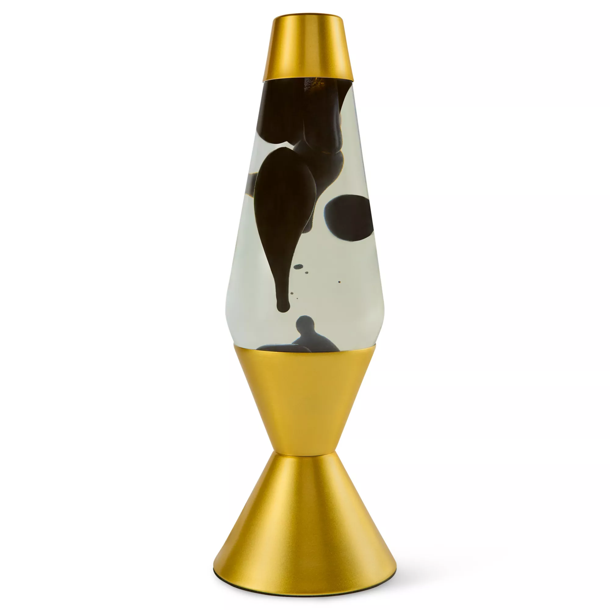 16.3 Inch Metallic Gold Lava Lamp