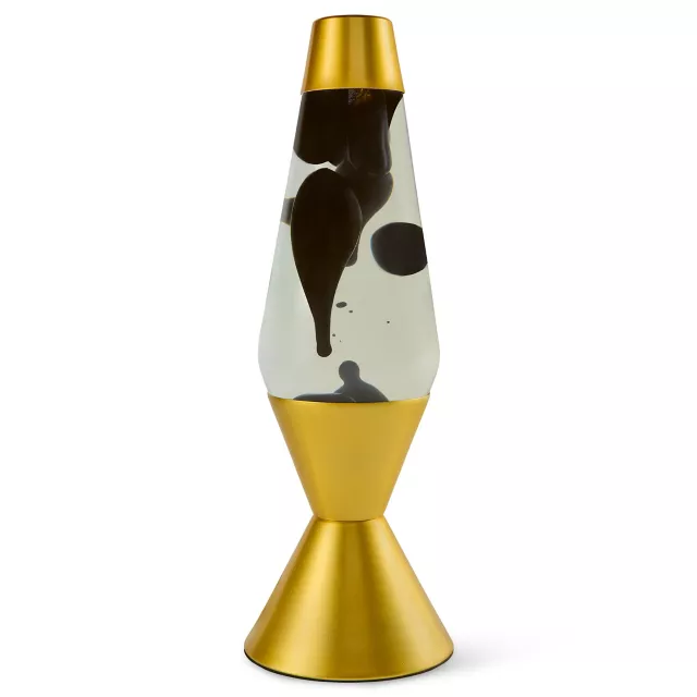 16.3 Inch Metallic Gold Lava Lamp