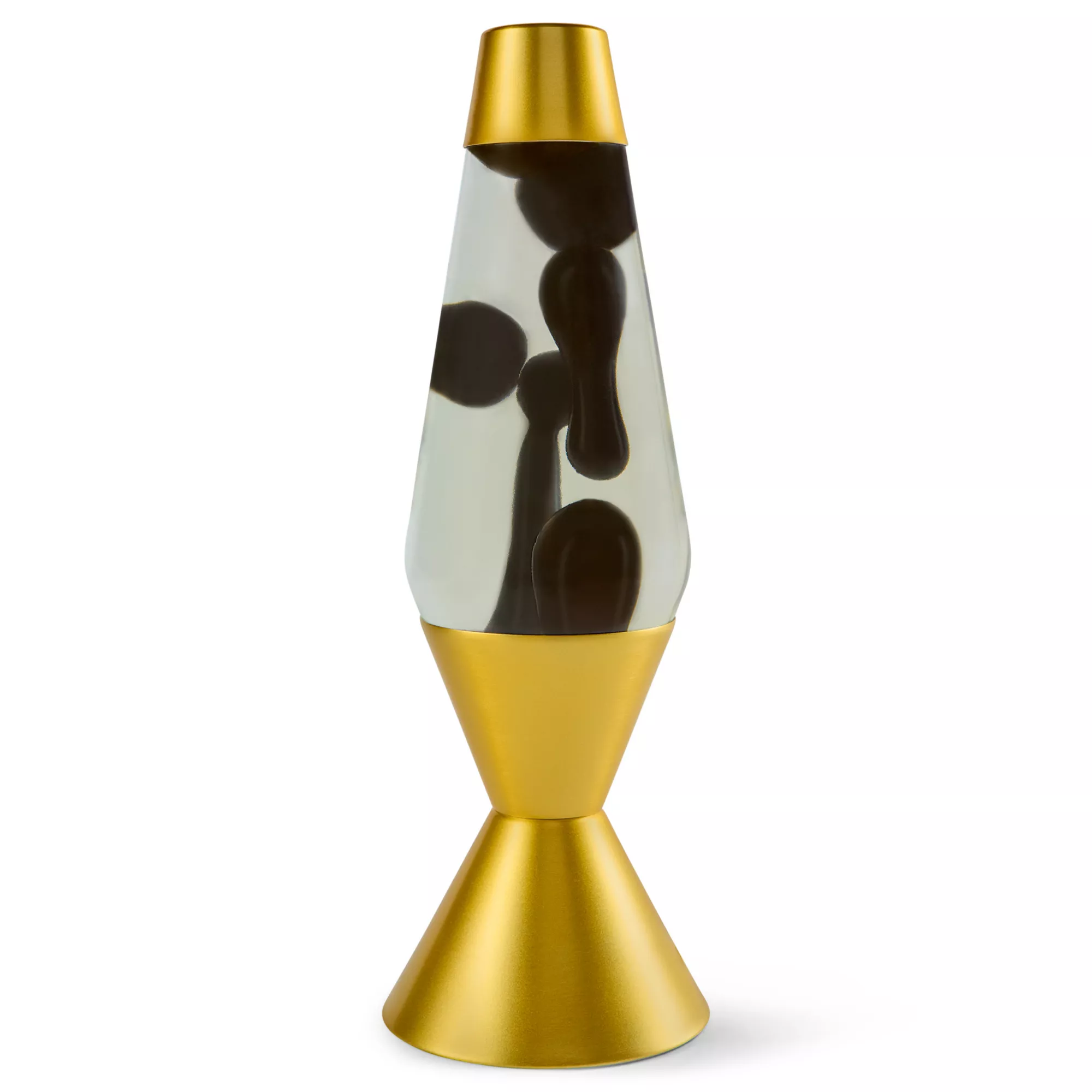 16.3 Inch Metallic Gold Lava Lamp