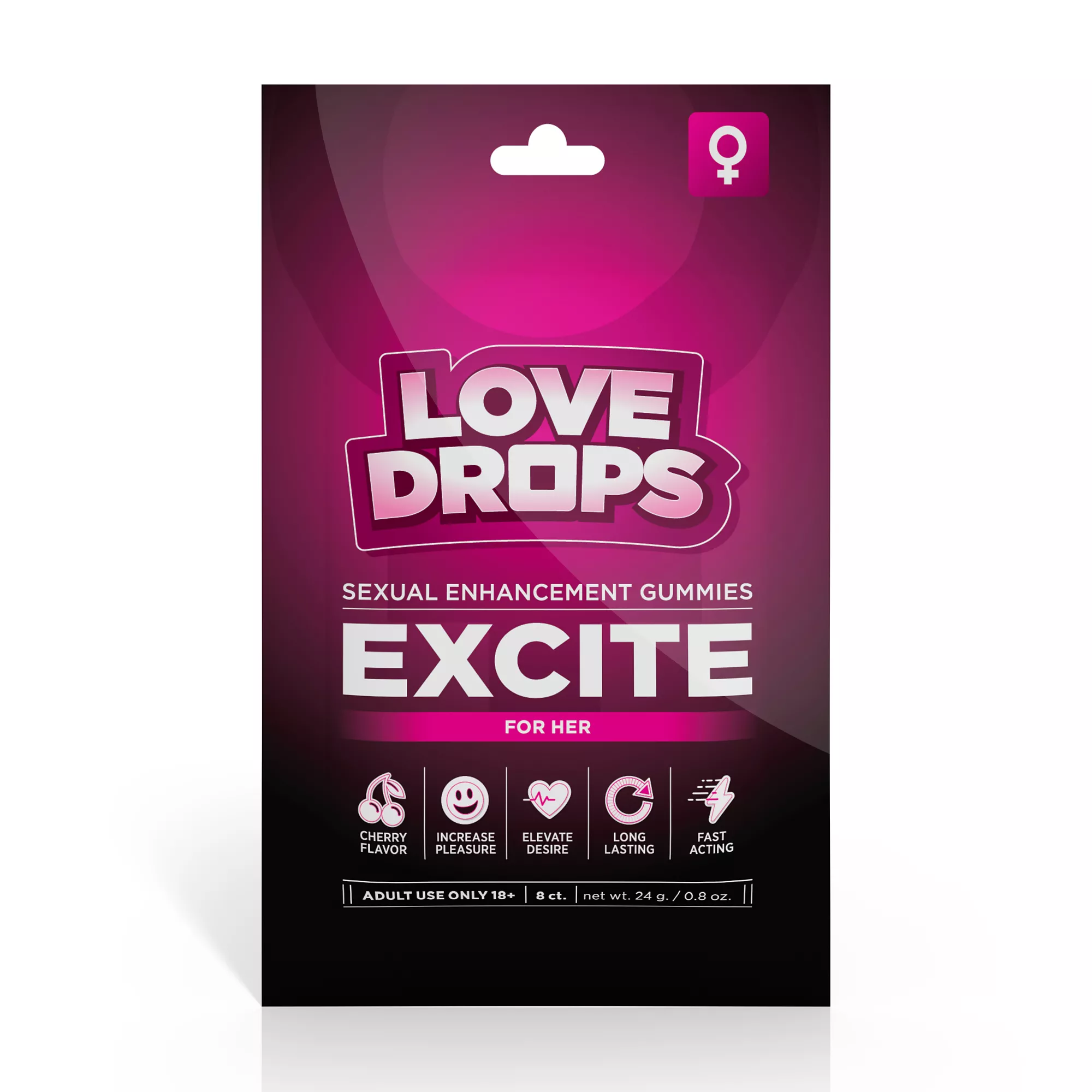 Multi-Pack Love Drops Excite Sexual Enhancement Gummies for Her – 8 Pack at Spencer's