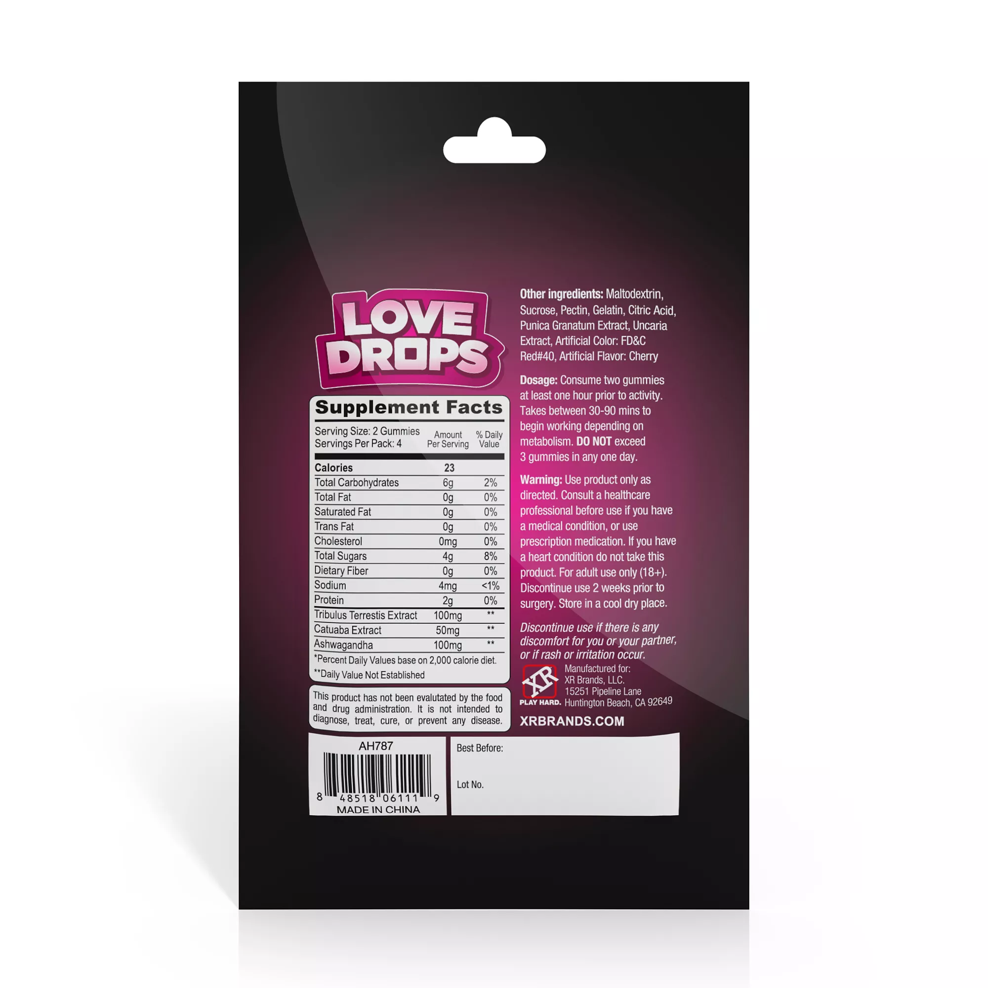 Multi-Pack Love Drops Excite Sexual Enhancement Gummies for Her – 8 Pack at Spencer's
