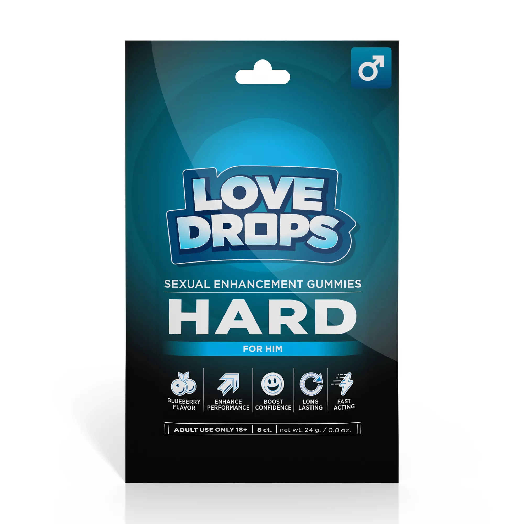 Multi-Pack Love Drops Hard Sexual Enhancement Gummies for Him – 8 Pack at Spencer's