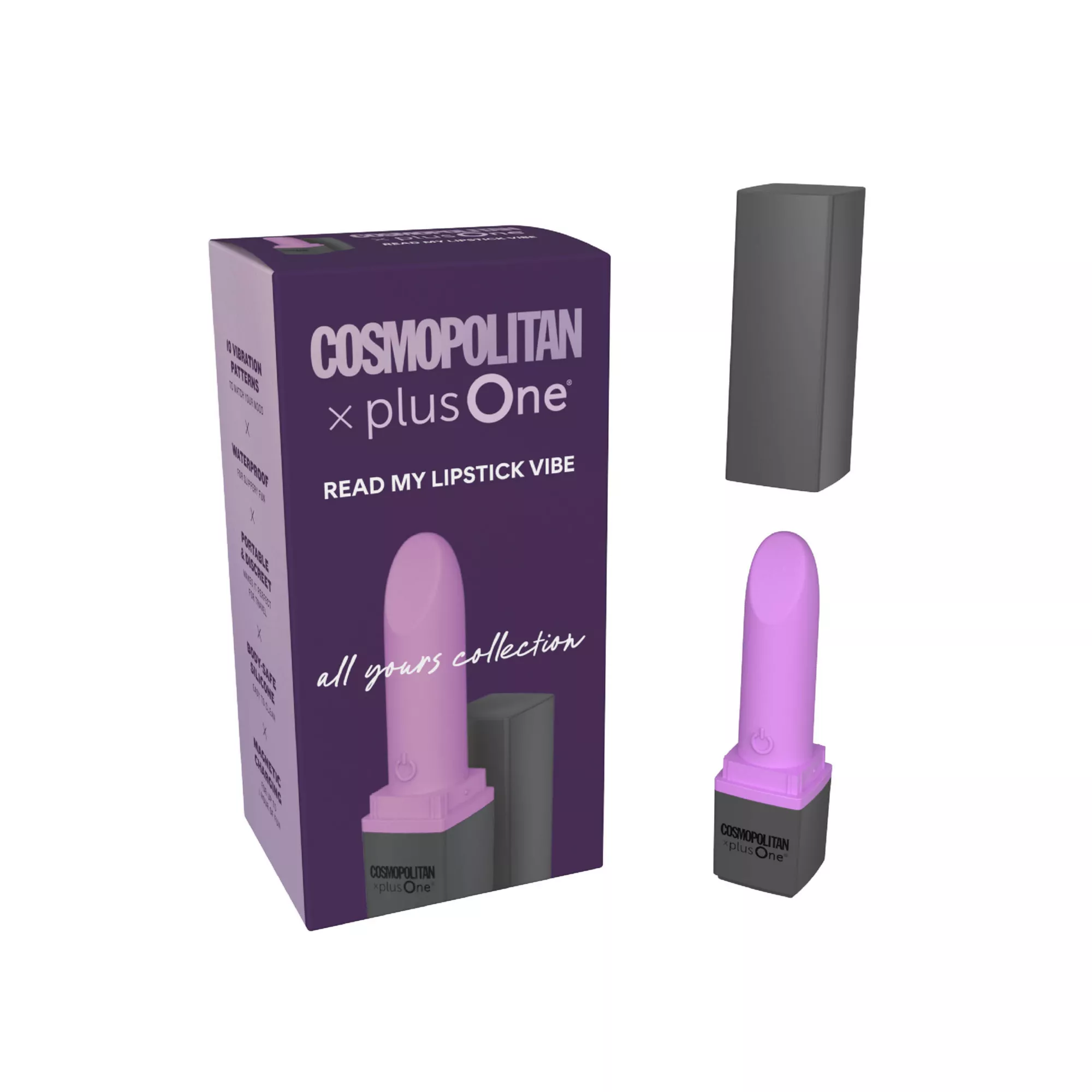 Cosmopolitan X plusOne Read My Lipstick Vibrator at Spencer's