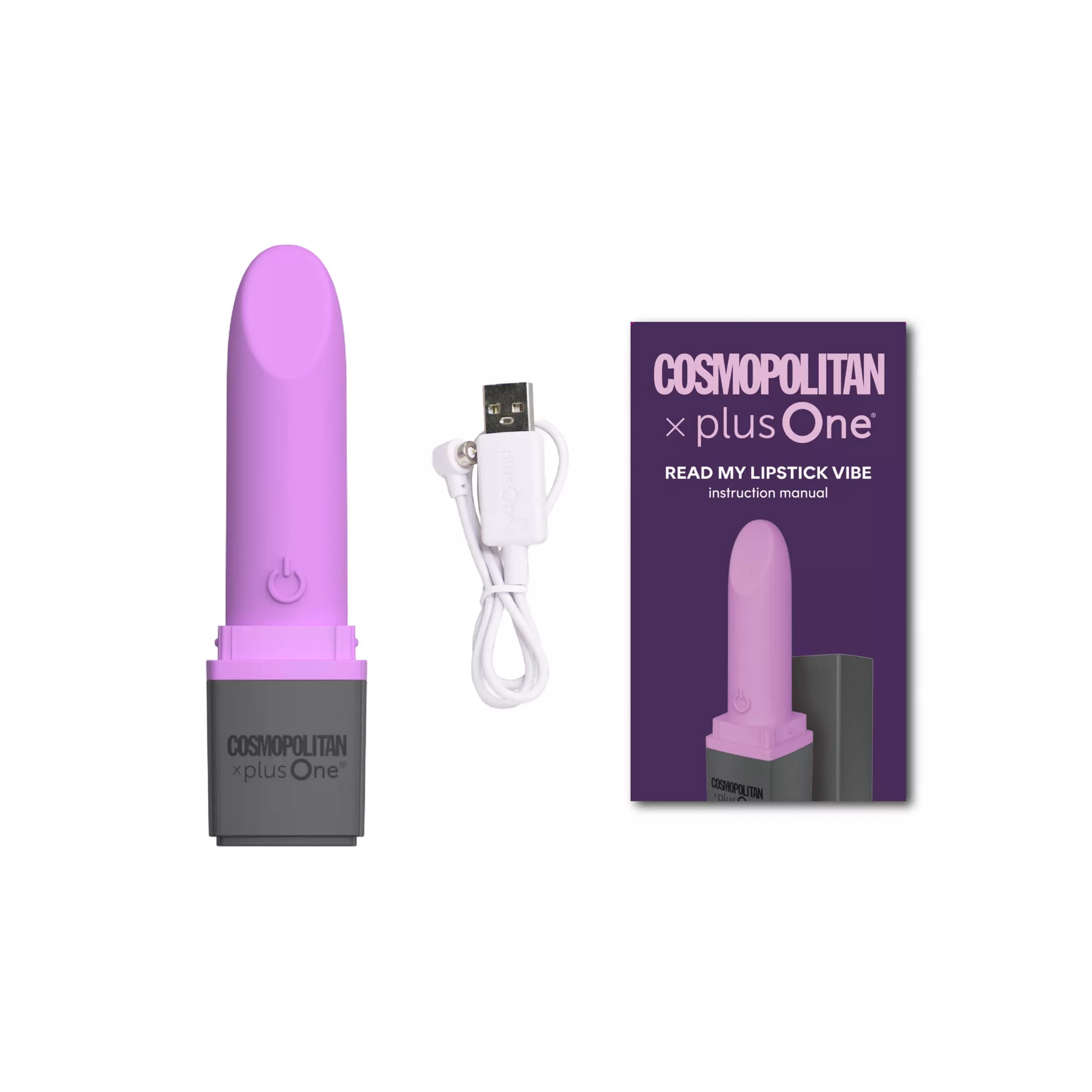 Cosmopolitan X plusOne Read My Lipstick Vibrator at Spencer's