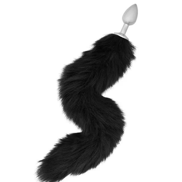 Black Faux-Leather Midnight Fox Kit - Pleasure Bound at Spencer's