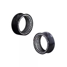 CZ Black Anodized Tunnels at Spencer's