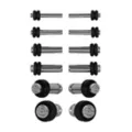 Multi-Pack Barbell Silver-Plated Plugs - 6 Pair at Spencer's