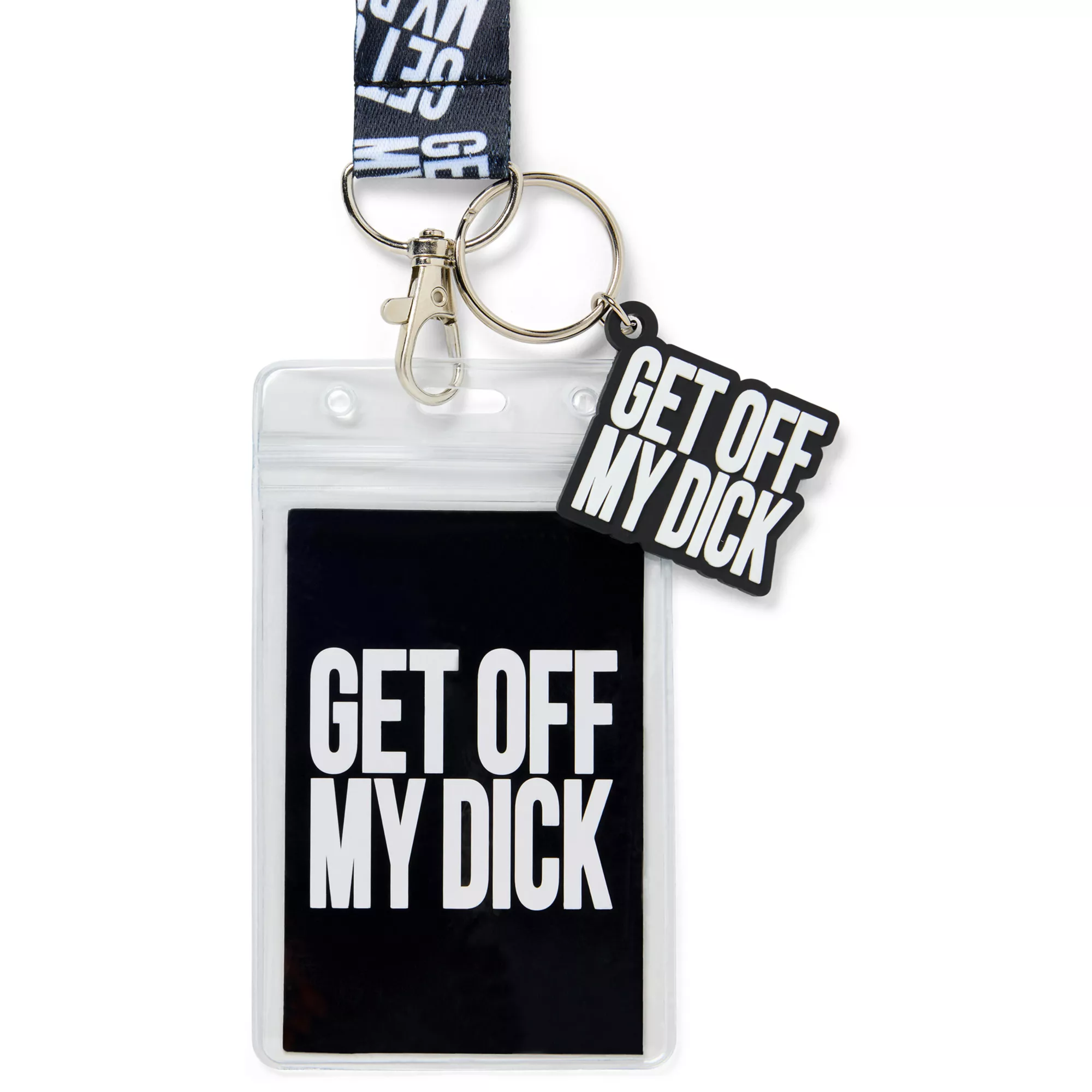 Get Off My Dick Lanyard at Spencer's